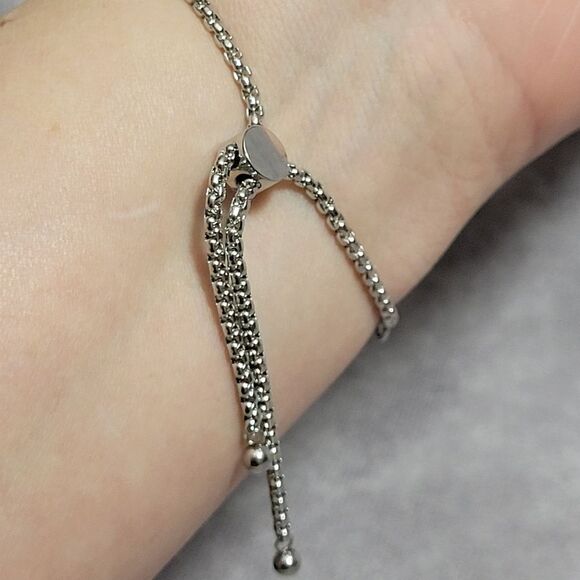 Unakite and Green Austrian Crystal Bracelet - Picture 10 of 16